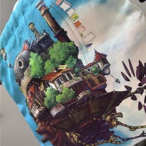 Loewe Blue and Green Satchel